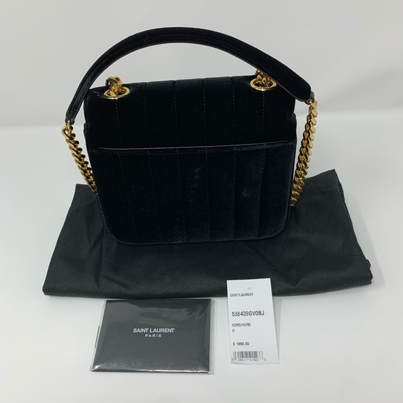 ✅SOLD✅NWT Saint Laurent Vicky Velvet SmCrossbody - Picture 4 of 8
